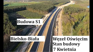 Budowa S-1 #14  Bielsko-Biała - Węzeł Oświęcim 4K