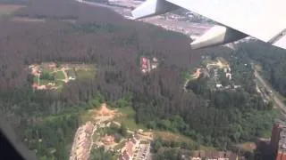 Aeroflot airbus A330 Kulibin landing at Sheremetevo Moscow