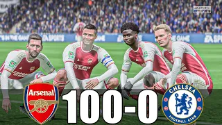 FIFA 23 - MESSI, RONALDO, MBAPPE, NEYMAR, ALL STARS | ARSENAL 100-0 CHELSEA