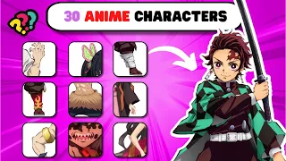 Guess The Demon Slayer Character By Body Parts! Anime Quiz- [30 Characters]