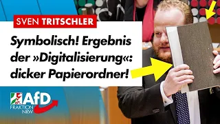 Digitalisierung FDP versagt komplett – Sven Tritschler AfD