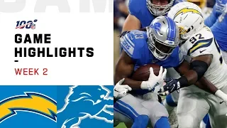 Chargers vs. Lions Week 2 Highlights | NFL 2019