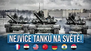 TOP 10 - STÁTŮ, KTERÉ MAJÍ NEJVÍCE TANKŮ NA SVĚTĚ! 🌍 (2022)