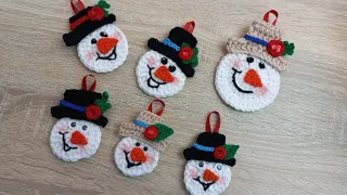 🎄Muñeco de nieve a crochet #navidadcrochet