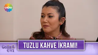 Gamze Hanım, Seda Hanım'a tuzlu kahve ikram etti! | Gelin Evi 772. Bölüm