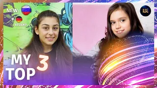 Junior Eurovision 2020 | My Top 3 - NEW: 🇷🇺 & 🇩🇪 (Revamp)