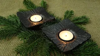 Forging last-minute Christmas gifts - tea light holder - Blacksmithing