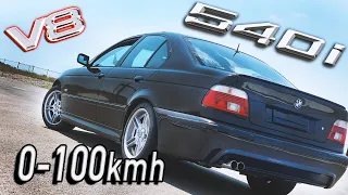 BMW 5 Series E39 540i Review V8 LCI Sedan 0-100 km Test