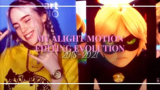 my alight motion 2018-2021 editing evolution!!