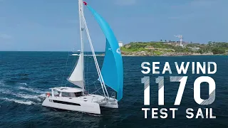 TEST Sailing the Seawind 1170 Cruising Catamaran