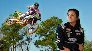 Diggin At New Supercross Spot | Hailie Races Hard!