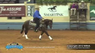 Wallas Wiley Whiz ridden by Patrick R Flaherty - 2012 NRHA Futurity (Second Go)