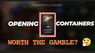 Opening x20 Awesome Containers from "Awesome" Draw | Worth the Gamble? WOTB | WOTBLITZ