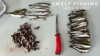 Smelt Fishing in Thunder Bay | Catch Clean Cook | #smelting