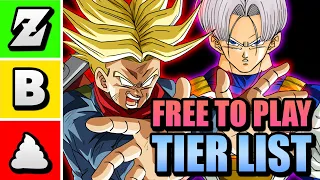 2023 WORLDWIDE CELEBRATION DOKKAN F2P TIER LIST