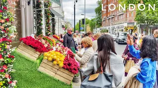 2024 Walking London Chelsea Flower Show, Chelsea in Bloom, 🌺 Sloane Square, King's Road, Belgravia