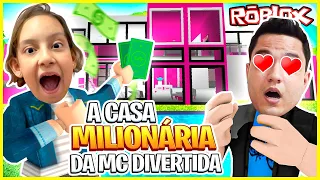 Casa MILIONARIA da Maria Clara BrookHaven no ROBLOX - Familia MC Divertida Games