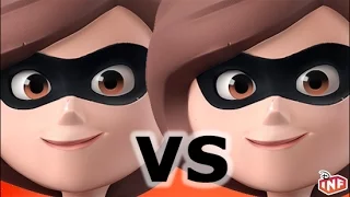 Mrs Incredible vs Mrs Incredible sarlacc pit arena fight Disney Infinity toy box