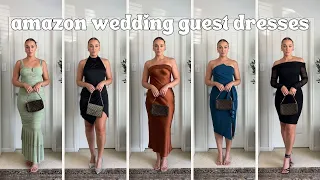 AMAZON HAUL | fall wedding guest dresses, cocktail dresses, formal dresses #weddingguestdress 🍂🥂