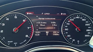 Audi A6 2.0 tfsi acceleration 0-100