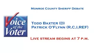 Voice of the Voter Debate | Monroe County Sheriff | October 25, 2017