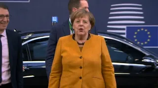 European leaders arrive for EU Council summit