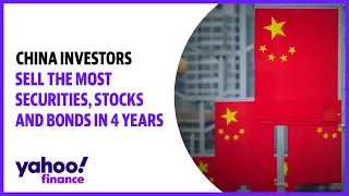 China investors sell the most securities, stocks and bonds in 4 years