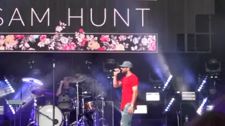 Sam Hunt sings "Take Your Time" live at PNC Music Pavilion