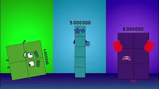 Numberblocks Band GIGA (1000 to 1000000000) But Normal