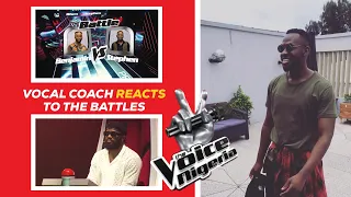 Benjamin x Stephen | The Voice Nigeria Season 4 Battles | Vocal Coach DavidB Reacts