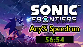 [Former WR] Sonic Frontiers Any% in 56:54