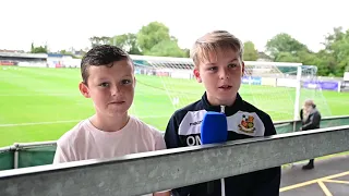 FANS ARE BACK AT THE VALE  | First game of the season V Woking