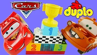 Cars LEGO Duplo Lightning McQueen Races Mater Disney Pixar Cars 10600 Preschool Building Toys