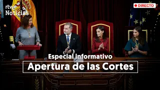 CONGRESO: APERTURA de la CORTES GENERALES de la XV LEGISLATURA | RTVE Noticias