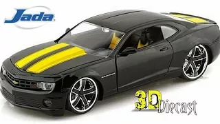 Jada 1/24 2010 Chevy Camaro Black Yellow