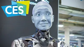 Ameca The Most Advanced Humanoid Robot Yet Will BLOW YOUR MIND! 🤯 (CES 2022) | Raymond Strazdas