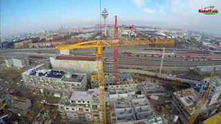 Zeitraffer Baustelle Gudrunstraße - Timelaps Vienna Construction