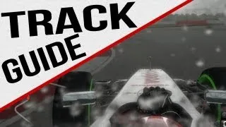 F1 2012 Gameplay - Track guide - Silverstone, Britain - Wet - Commentated