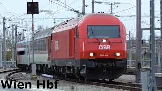 ÖBB - Wien Hauptbahnhof (railjet, EC, D, S60, S80, R, REX)