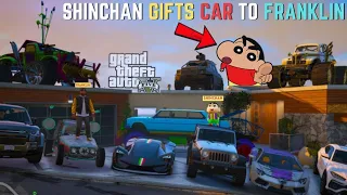 GTA 5 : Shinchan Gifts SUPERCAR To Franklin 🤣🤣 | Shinchan And Franklin GTA V !!