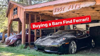 BUYING A DIRTY BARN FIND FERRARI F430! *SO CHEAP!*