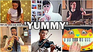 Who Played It Better: Yummy - Justin Bieber (Violin, Sax, Cat Piano, Flute, Piano, Drums)