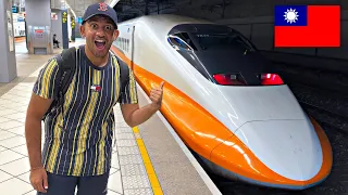 Taiwan's BULLET TRAIN is INCREDIBLE 🇹🇼 Taipei to Kaohsiung