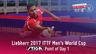 2017 Men's World Cup I Day 1 Point of the Day presented by Stiga