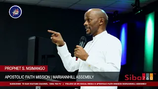Sermon by Prophet S. Msimango
