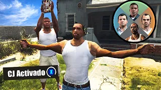 LOGRÉ DESBLOQUEAR a CJ El Cuarto Personaje SECRETO Del Gta 5