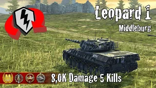 Leopard 1  |  8,0K Damage 5 Kills  |  WoT Blitz Replays