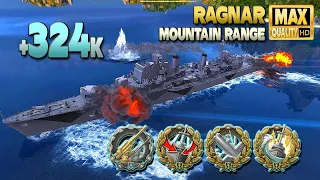 Destroyer Ragnar: Experienced player on gunboat *zoom warning* - World of Warships