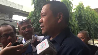 Senator JV Ejercito interview after Yolanda public hearing