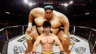 UFC4 | Bruce Lee vs Incredible Sumo (EA Sports UFC 4) wwe